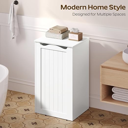 YATINEY Trash Can Cabinet, 13 Gallons Hidden Kitchen Garbage Can - Image 6