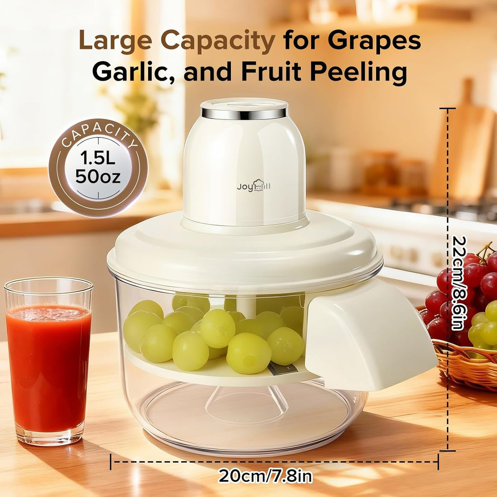 JOYHILL Electric Grape Peeling Machine, Automatic Fruit and Garlic