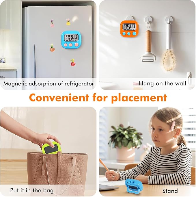 12 Pack Multi-Function Electronic Timer, Learning Management, Suitable - Image 4