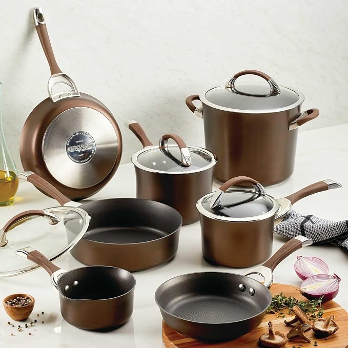 Circulon Symmetry Dishwasher Safe Hard Anodized Nonstick Cookware Pots and Pans - Image 2
