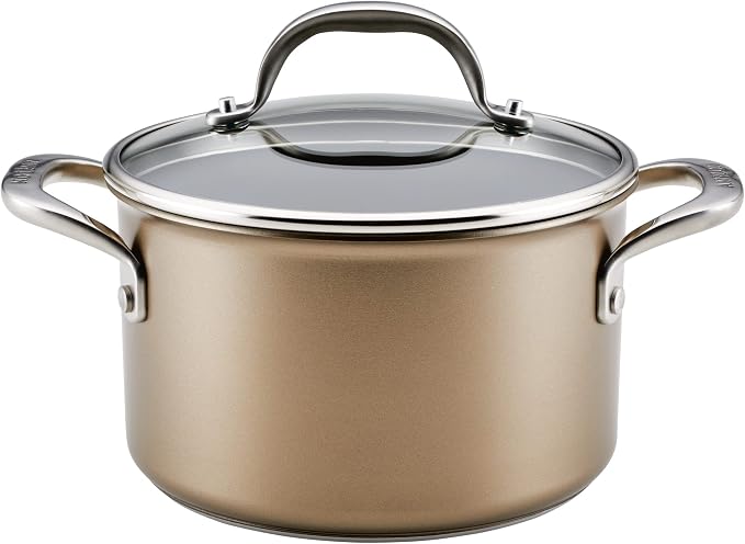 Anolon Ascend Hard Anodized Nonstick Saucepan/Saucepot and Lid by Anolon