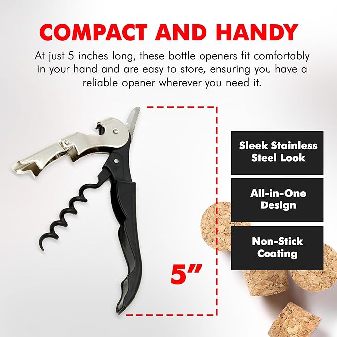Chef Craft Select Waiters Corkscrew - Image 4