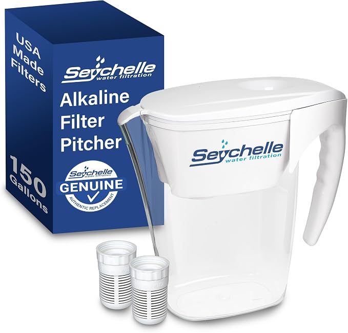 Seychelle pH2O Alkaline Water Filter Pitcher by Seychelle