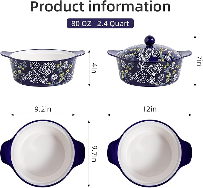 Casserole Dish With Lid - Image 7