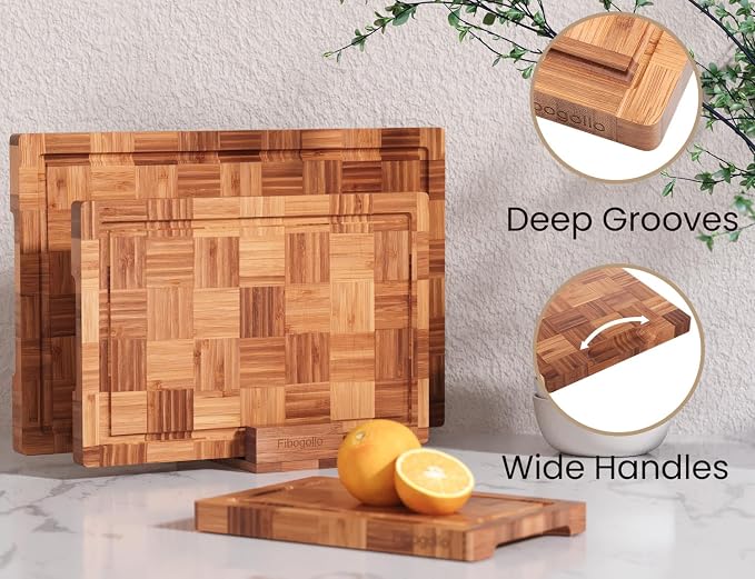 Fibogollo Bamboo Cutting Boards - Image 3