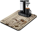 Coffee Bar Mat Accessories for Countertop by Kuyig+Home
