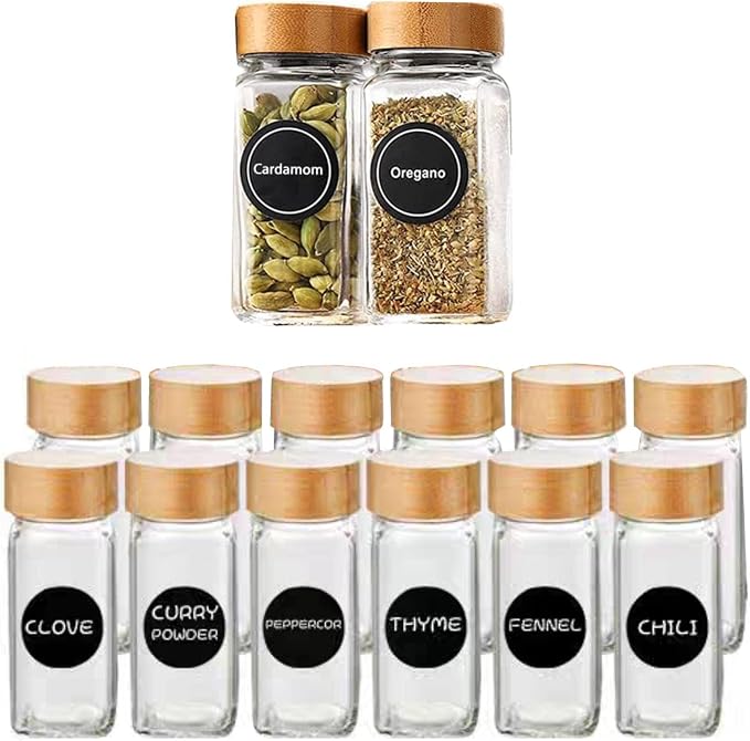 Glass Spice Jars with Label - Image 5