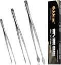 Eddeas Kitchen Tweezers Tongs, Cooking Tweezers Stainless Steel by Eddeas
