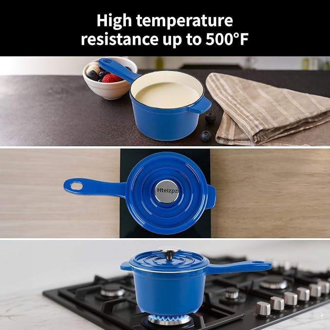 Enameled Cast Iron Sauce Pan - Image 6