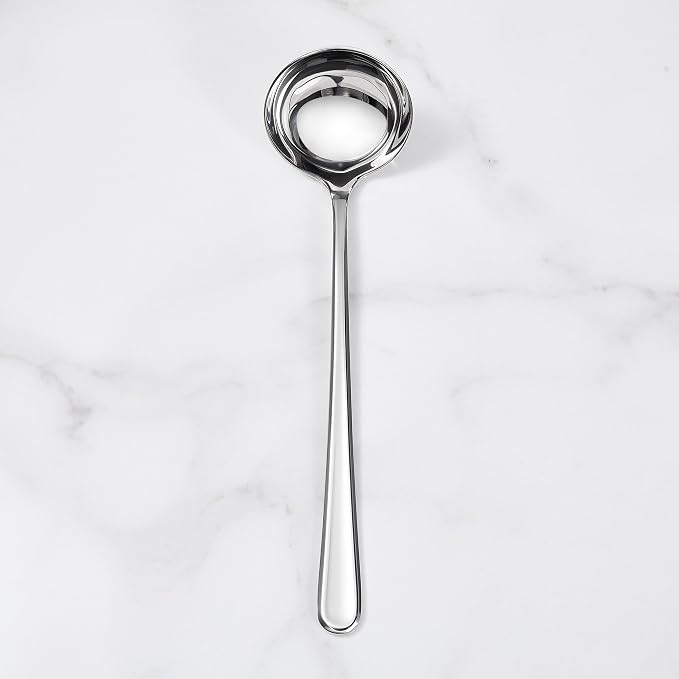 KEAWELL Premium 11" Verona Small Soup Ladle, 18/10 Stainless Steel, Heavy-Duty - Image 5