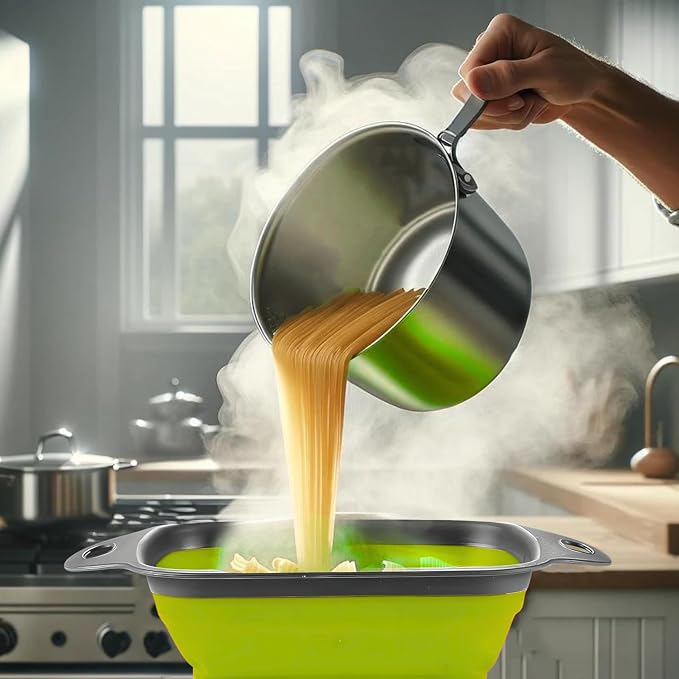 Square Collapsible Colander - Image 5