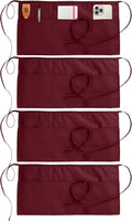 Utopia Wear 4 Pack Server Aprons by UTOPIAWEAR
