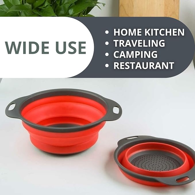Round Collapsible Colander - Image 5