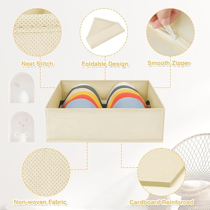 DIMJ Drawer Organizer Clothes 12 Pack - Image 2