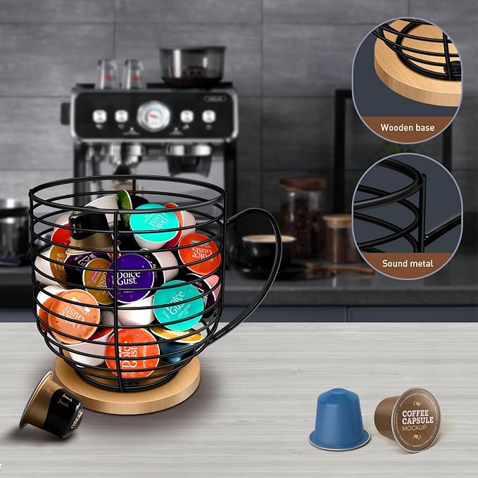 BYTEAIDREX Coffee Pod Holders for Counter - Image 5