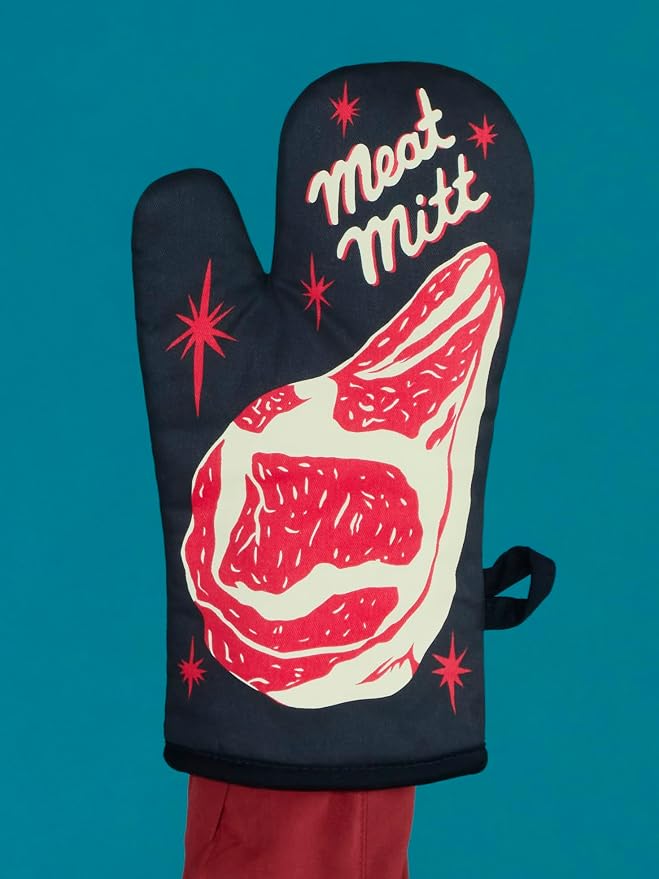 Blue Q Meat Mitt- Funny Oven Mitts - Image 3