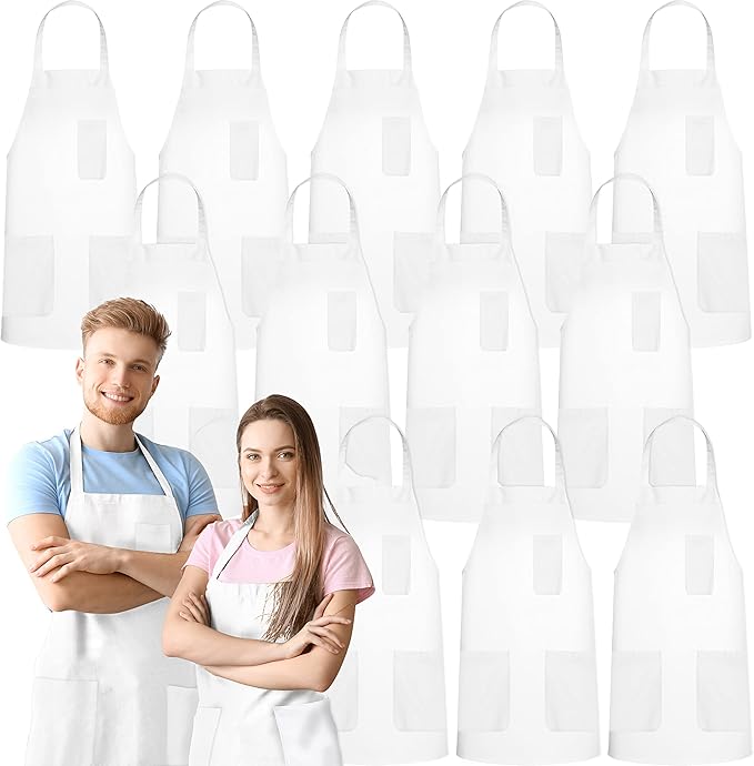 GREEN LIFESTYLE 12 Pack Chef Apron by GreenLifeStyle