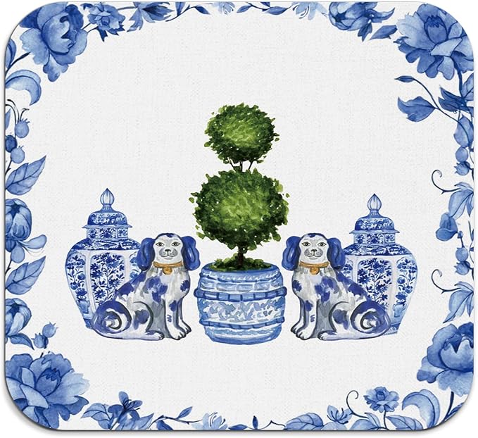 Chinoiserie Dish Drying Mat by Unknown
