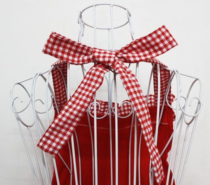 Hyzrz Cute Fashion Cotton Red Aprons - Image 5