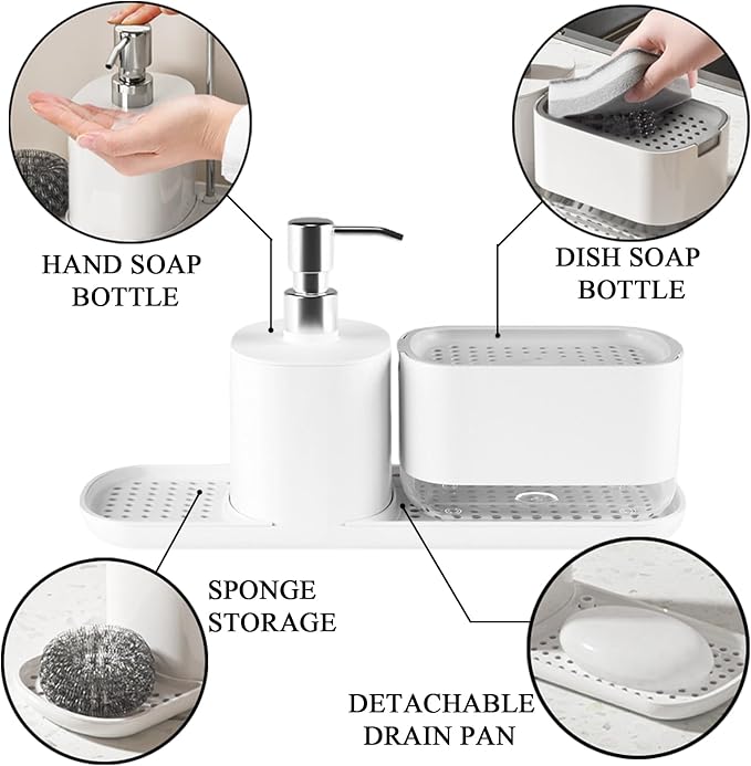 Kitchen Soap Dispenser Set - Image 4