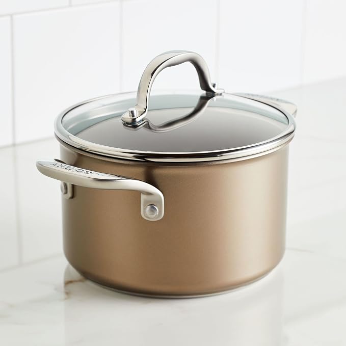 Anolon Ascend Hard Anodized Nonstick Saucepan/Saucepot and Lid - Image 9