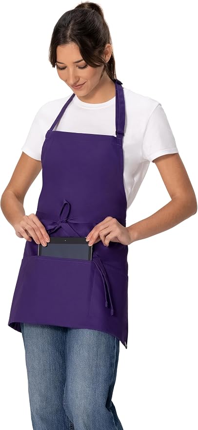 Chef Works Unisex Three Pocket Apron - Image 2