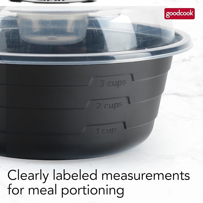 GoodCook 4-Cup Meal Prep Bowls Set - Image 3