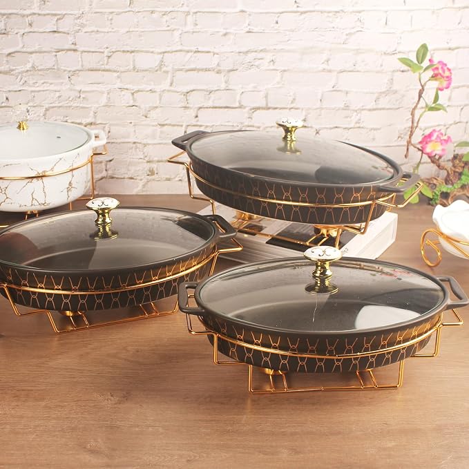 10" x 7" Ceramic Oval Casserole Dish - Image 4