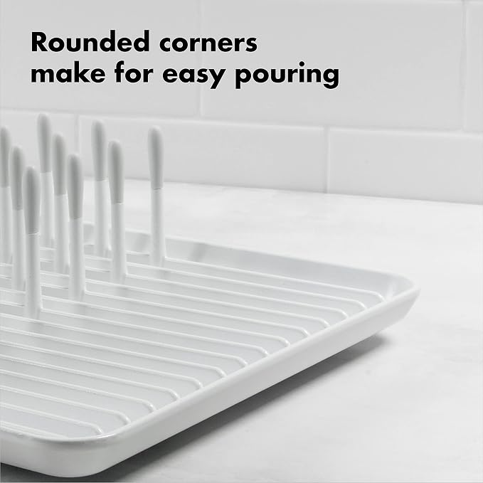 OXO Good Grips Compact Dish Rack Biscuit | - Image 5