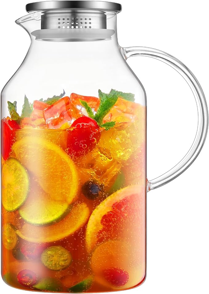 Bivvclaz 3 Liter 101 oz Glass Pitcher by Bivvclaz
