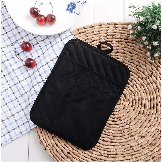 nyi Pot Holders for Kitchen Heat Resistant, Cotton Hot Pads for Kitchen Counter - Image 4