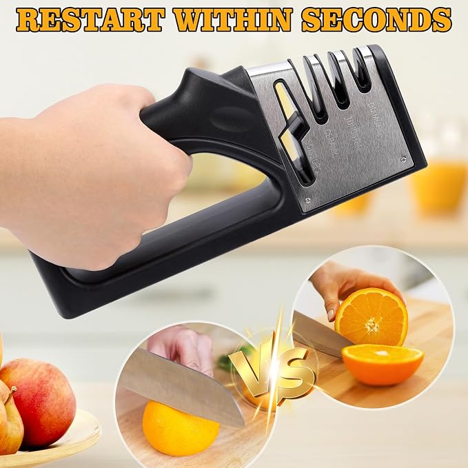 4-in-1Manual Knife Sharpener Suitable - Image 6