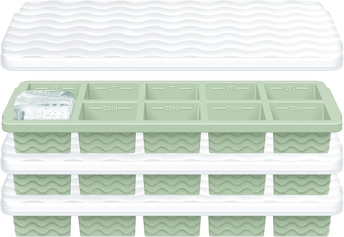 3-Pack Silicone Freezer Trays by Bandiction