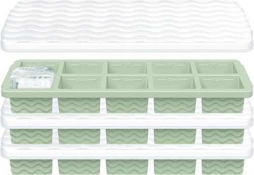 3-Pack Silicone Freezer Trays by Bandiction