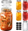 ComSaf 24 oz Mason Jars Regular Mouth 6 Pcs, Large Canning Jars by ComSaf