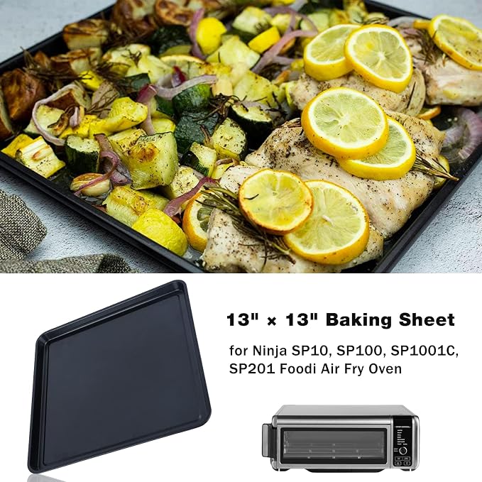 Professional 13" × 13" Baking Sheet, Cookie Sheet Pan, Nonstick Bakeware - Image 2