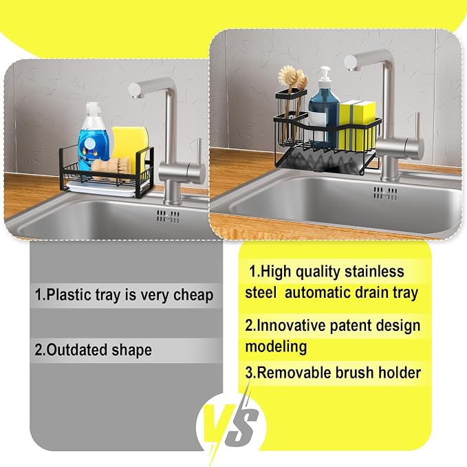 Fssvcd Maifan Sink Caddy Sponge Holder - Image 4
