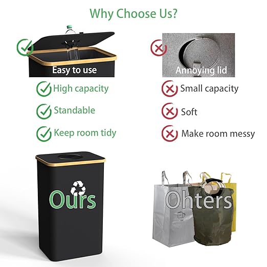 Recycling Bin Kitchen Indoor Home 40 Gallon 156L Recycle Bin - Image 5