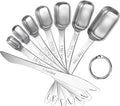 U-Taste Narrow Square Measuring Spoons: 18/8 Stainless Steel Kitchen Measure by U-Taste