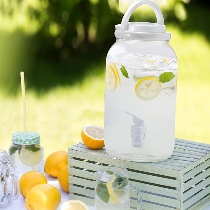 Havawish 2 Pcs 1 Gallon Plastic Beverage Dispenser - Image 2