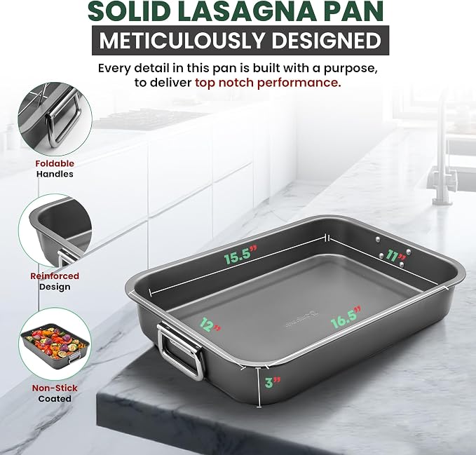 Large Lasagna Pan 12” x 16” - Image 3