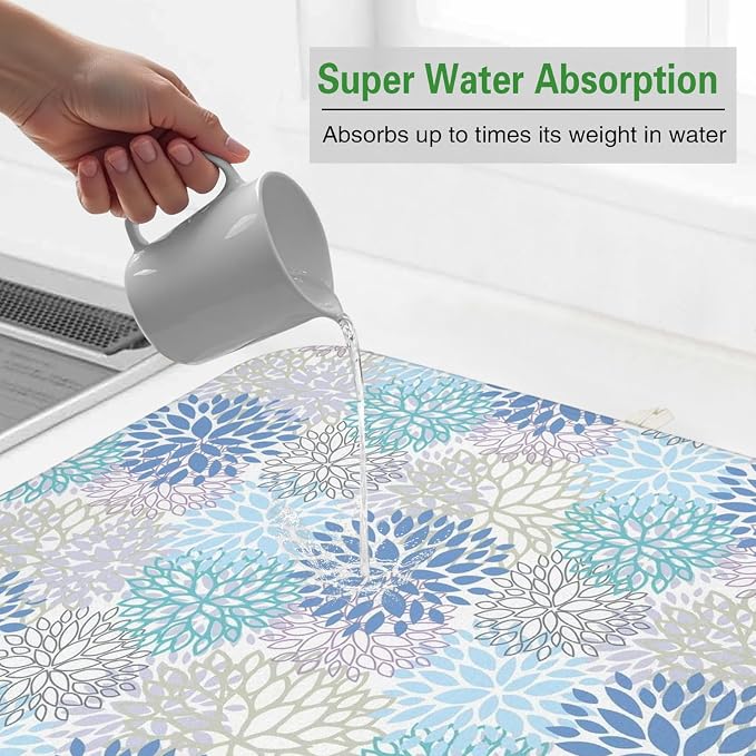 Dish Drying Mat Drainer Pads - Image 2