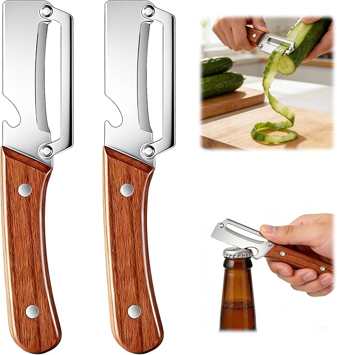 2 Pcs Multi-Functional Vegetable Peeler by Unknown