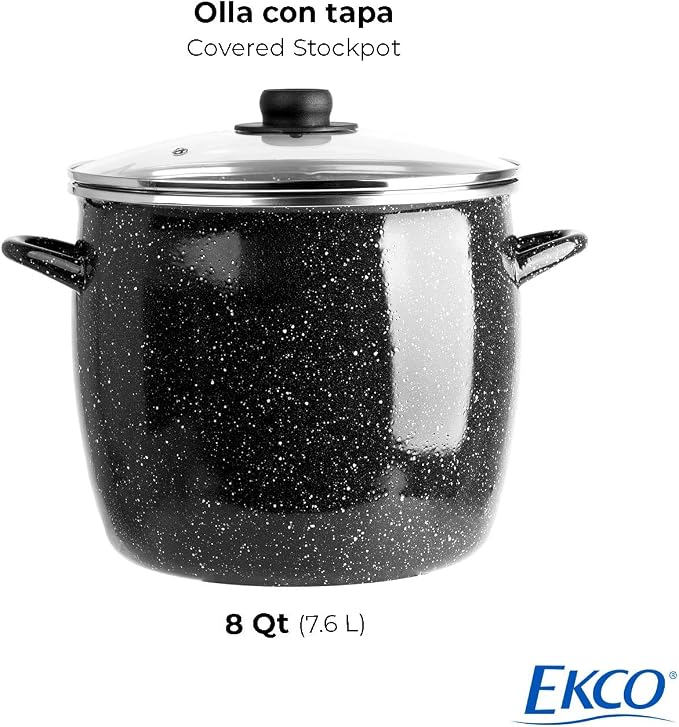EKCO EOS 8-Quart Speckled Stockpot - Image 5