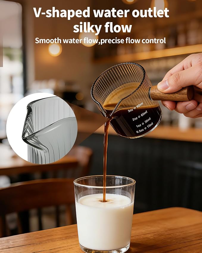 Espresso Measuring Cup 3 Oz, Espresso Glass Cups - Image 5
