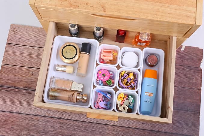 Kutesna 15 PCS Interlocking Desk Drawer Organizer Separator - Image 3