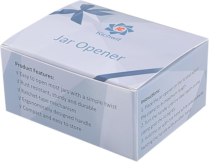 Kichwit Jar Opener for Arthritis, Stainless Steel Jar Lid Opener for Small and - Image 7