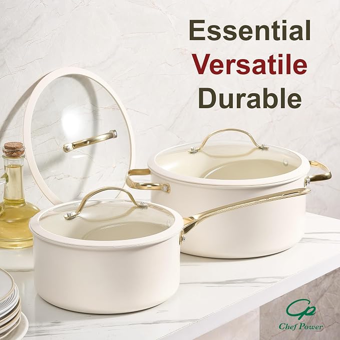Chef Power Ceramic Cookware Sets, Cookware Set - Image 7