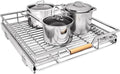 Pull out Cabinet Organizer, Heavy Duty Smooth Sliding Under Cabinet Shelves by Kitstorack