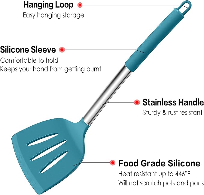 LIANYU 15-Piece Kitchen Cooking Utensils Set - Image 3